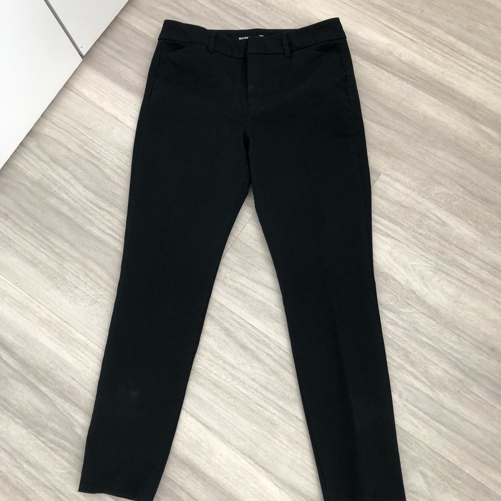 Black Old Navy Pixie High Rise Pants